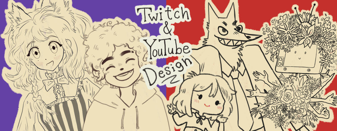 Twitch &amp; Yotutube - Visual Identity